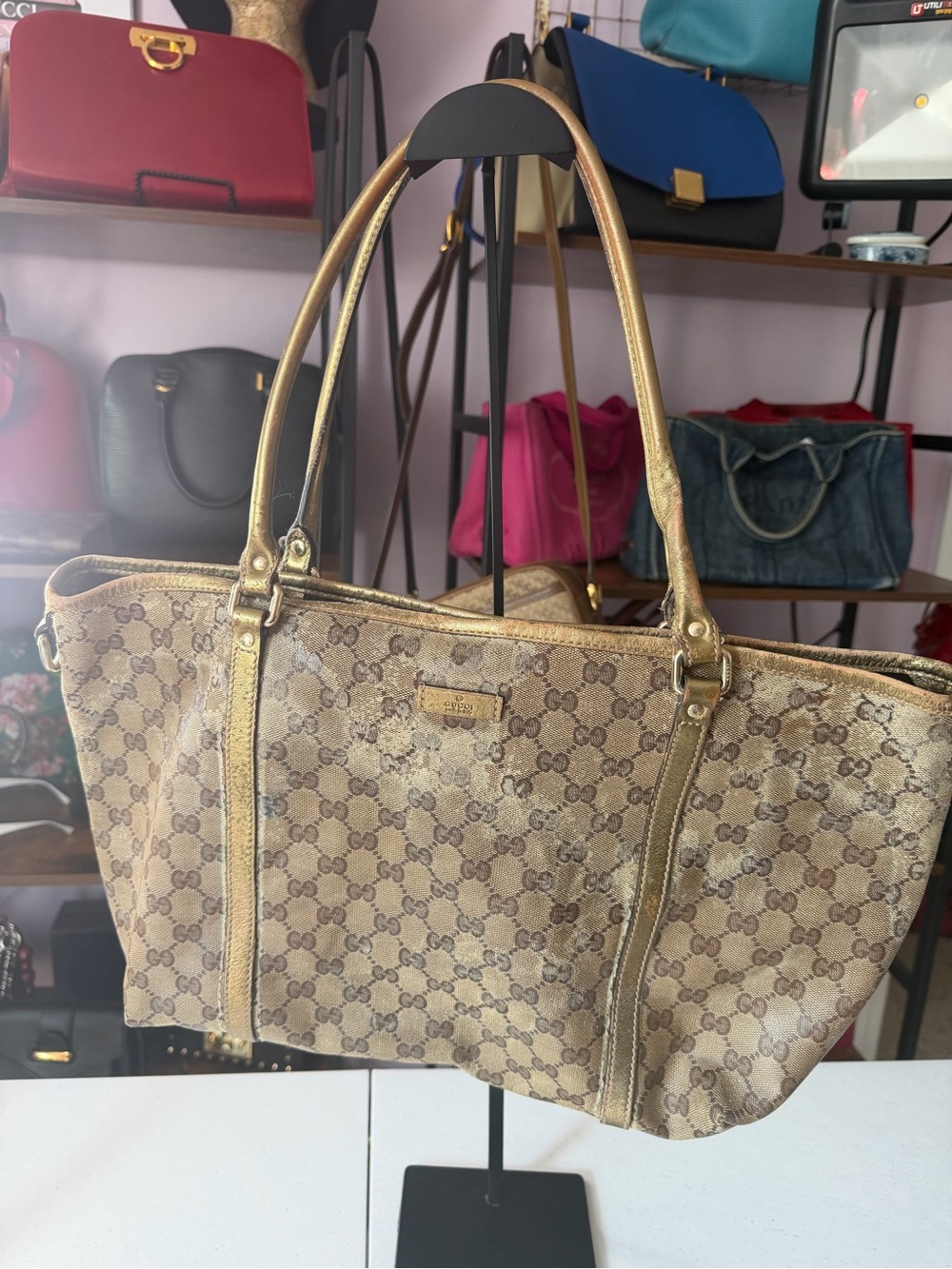 Gucci GG Canvas Tote project  bag for  restoration/repair